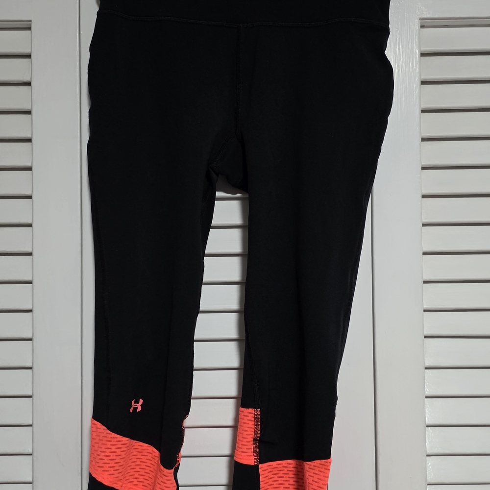 Under Armour Black and Pink Leggings